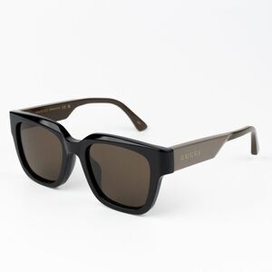 NEW Gucci GG1670SK 004 Black Green Brown Unisex Square Sunglasses GG 1670SK